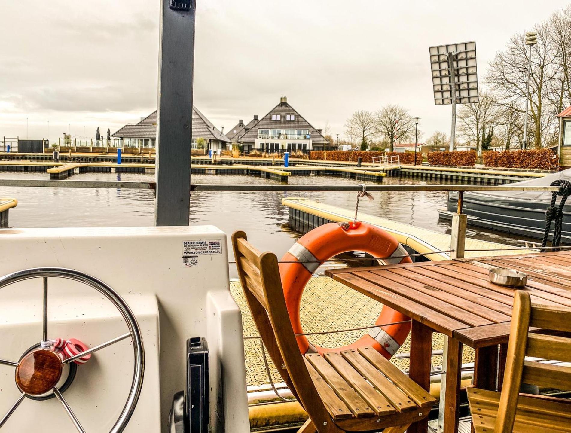 Houseboat Blue Sneekermeer Offingawier 外观 照片