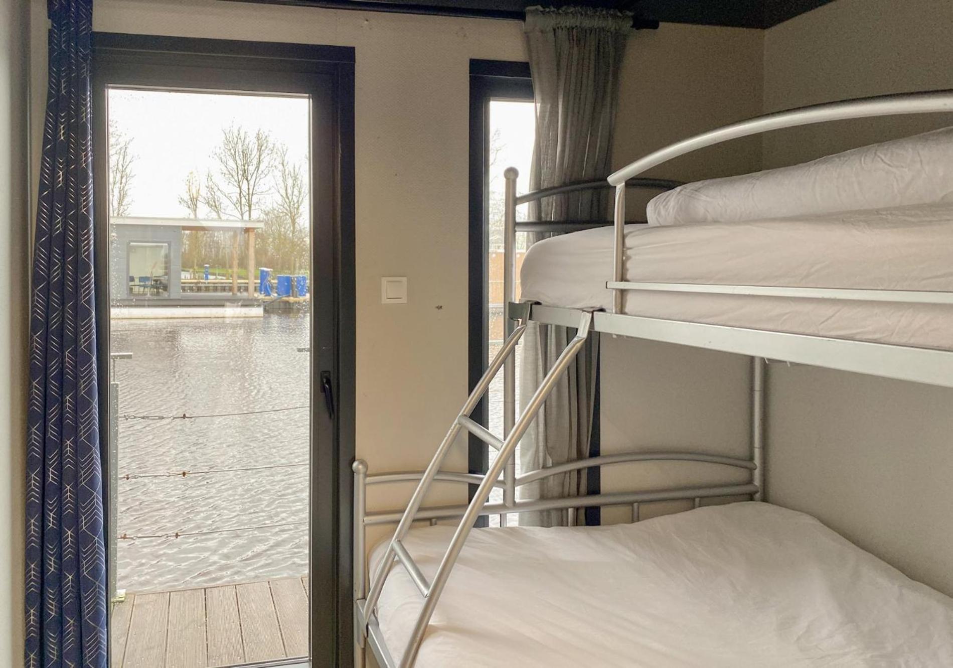 Houseboat Blue Sneekermeer Offingawier 外观 照片